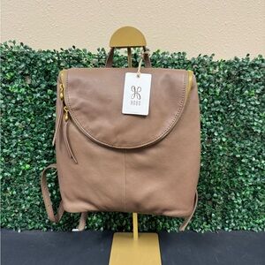 HOBO Brown Leather Backpack - Convertible Women’s Bag